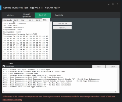 Volvo/Renault Program Generic Truck R/W Tool
